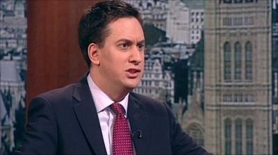 Labour leader Ed Miliband on the Andrew Marr Show