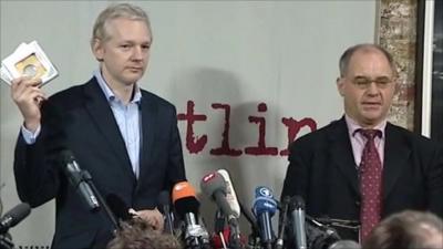 Julian Assange and Rudolf Elmer