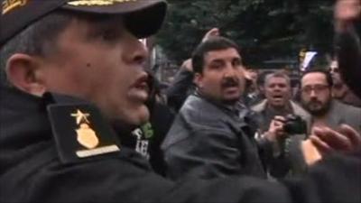 Policeman in Tunis