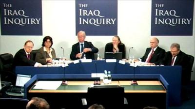 Panel at the Iraq inquiry