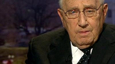 Former US Secretary of State Henry Kissinger