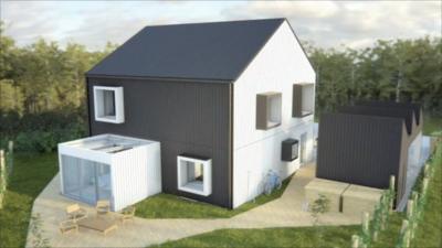 An image of the eco-house