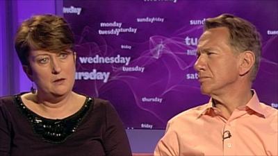 Jacqui Smith and Michael Portillo
