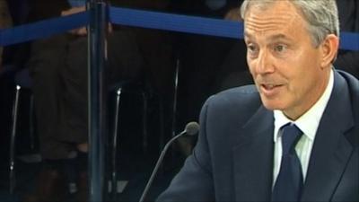 Tony Blair at Chilcot inquiry