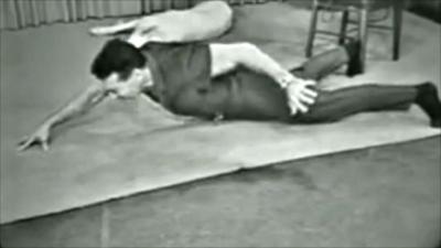 Jack LaLanne's fingertip push-ups