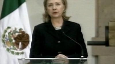 US Secretary of State Hillary Clinton