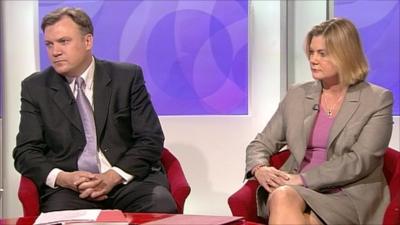 Ed Balls and Justine Greening