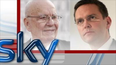 Rupert and James Murdoch