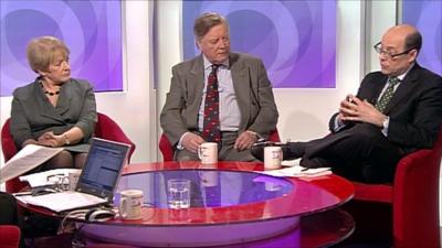 Margaret Hodge, Ken Clarke and Nick Robinson