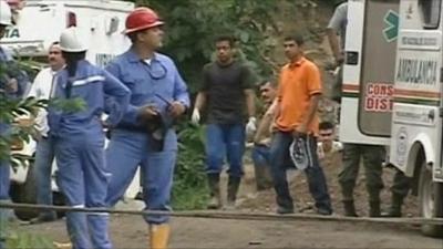 Emergency services at coal mine