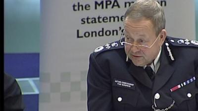 Acting Metropolitan Police Commissioner Tim Godwin
