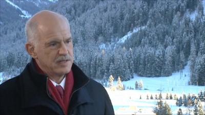 Greek prime minister George Papandreou