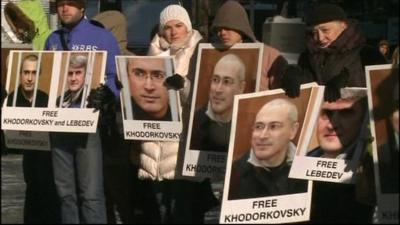 Protesters in Moscow