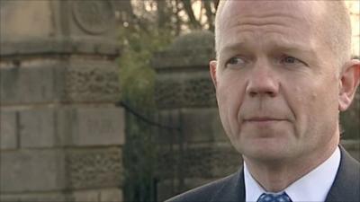 UK Foreign Secretary William Hague