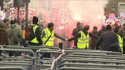 Protests in London