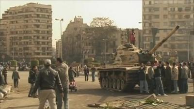 Tank in Cairo