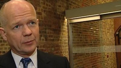 Foreign Secretary William Hague