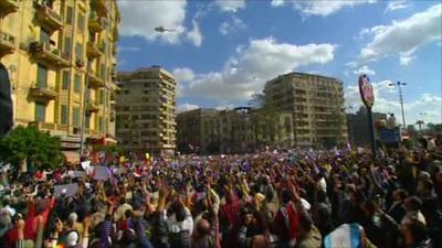 Tahrir Square crowds