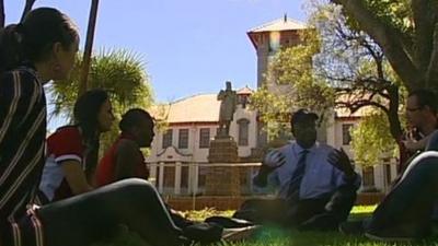 Students at the University of the Free State