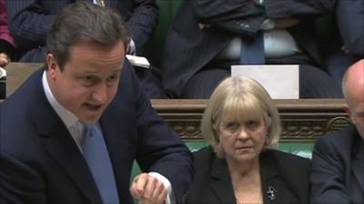 David Cameron at PMQs