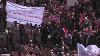 Protest in Sanaa