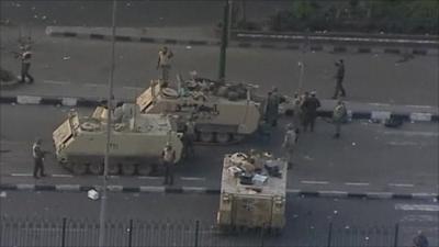 Egyptian military vehicles