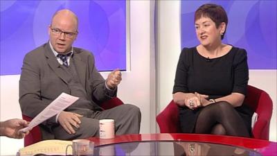 Toby Young and Mary Bousted