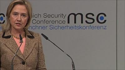 US Secretary of State Hillary Clinton