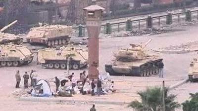 Tanks in Cairo