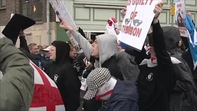 English Defence League protests