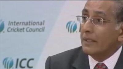 The Chief Executive of the International Cricket Council, Haroon Lorgat