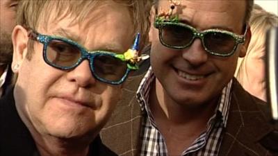 Sir Elton John and David Furnish