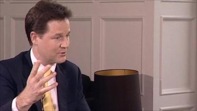 Deputy PM Nick Clegg