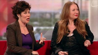 Ruby Wax and Judith Owen