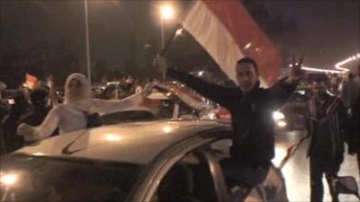 Egyptians celebrate