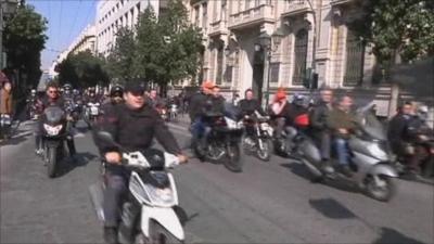 Greece, strike by transport workers