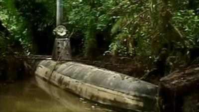 Submarine in Colombia