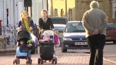 Mothers on the high street