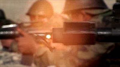 Ambush training in progress