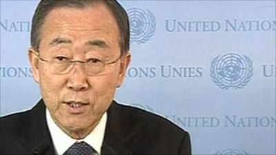 UN Secretary General, Ban Ki Moon