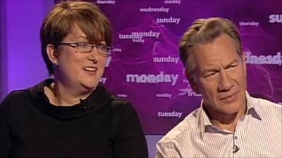 Jacqui Smith and Michael Portillo