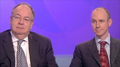 Lord Falconer and Daniel Hannan