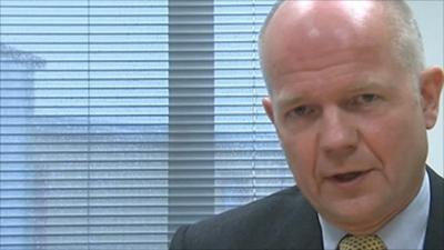 Foreign Secretary William Hague