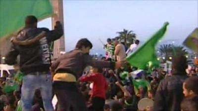 Libyan protesters