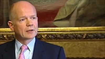 Foreign Secretary, William Hague