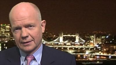 Foreign Secretary, William Hague