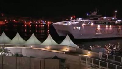 Ferry arrives in Malta