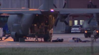 RAF Hercules plane