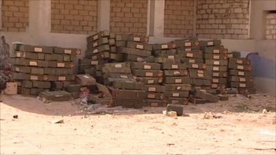 Old weapons dumped in Ajdabiya