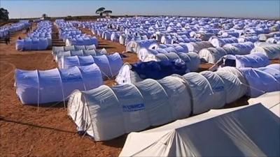 Refugee tents